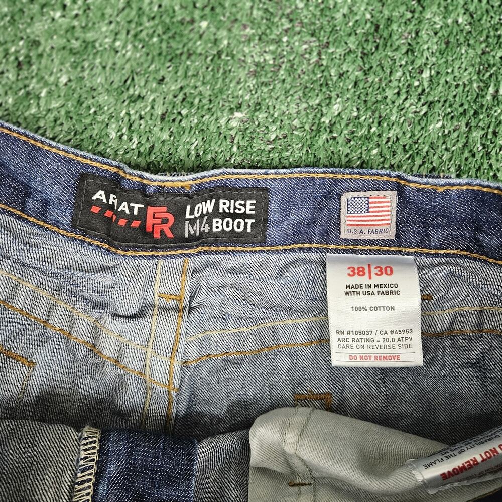 Ariat FR M4 Low Rise Boot Cut Jeans Men’s 38x30 CAT 2 Flame Resistant NWOT - Picture 7 of 9